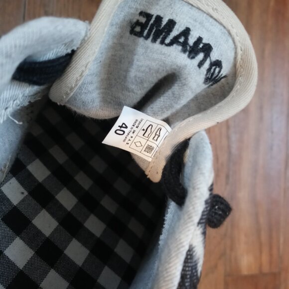 NO NAME zebra print jute trim espadrille platform lace up sneakers (40/US9) - Picture 7 of 11